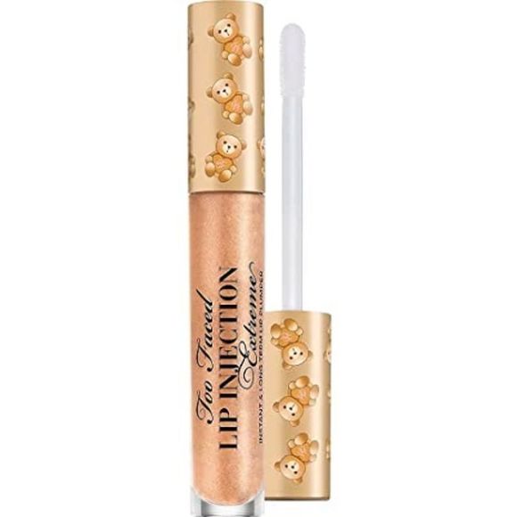 🌼SALE! 2/$45 Too Faced Lip Plumping Extreme Teddy Bear Gloss in Bee Sting - Picture 3 of 12
